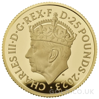 2023 1/4oz Gold Coronation of King Charles III Proof Coin Boxed