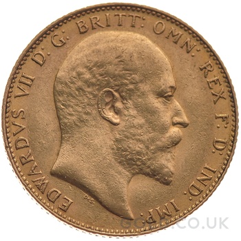 1910 Gold Sovereign Coin Edward VII Sydney