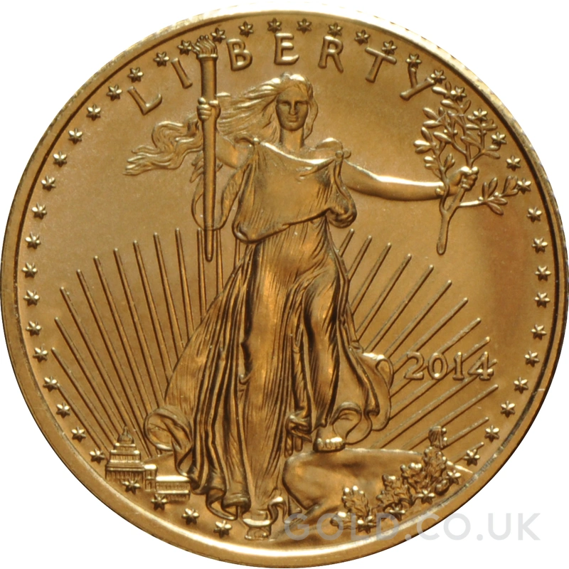 2014 1/10oz American Eagle Gold Coin