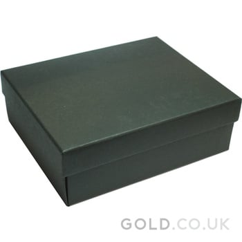 Medium Oak Gold or Silver Bar Gift Box Metalor 1kg