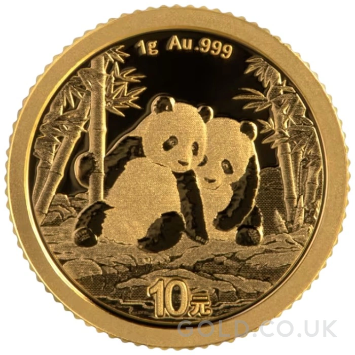 2026 1g Chinese Panda Gold Coin