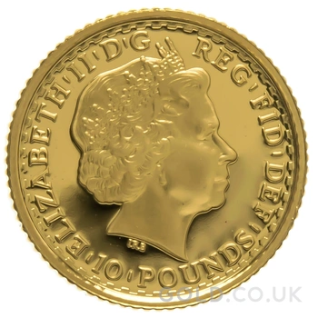 2001 Proof 1/10oz Gold Britannia Coin