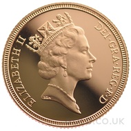 Elizabeth II, Third Head - Gold Sovereign