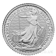 2024 1/10oz Platinum Britannia Coin