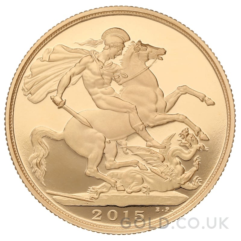 2015 Proof £2 Coin Gold Double Sovereign