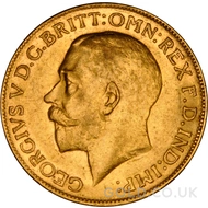 1927 Gold Sovereign Coin George V (P)