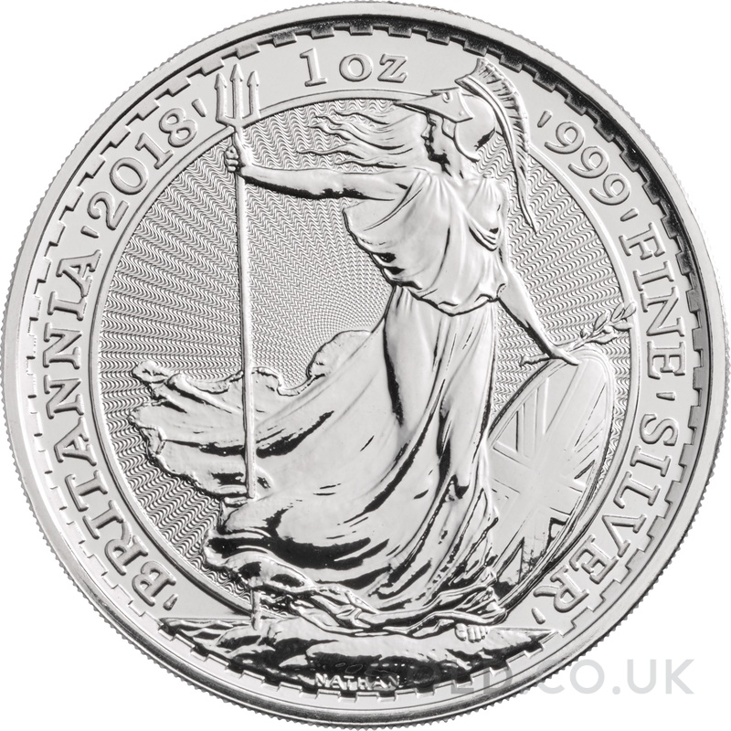 2018 Britannia One Ounce Silver Coin (Brand New)