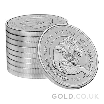 2024 The Lion and The Eagle 1oz Silver Coin