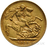 1915 George V Gold Sovereign (Perth Mint)