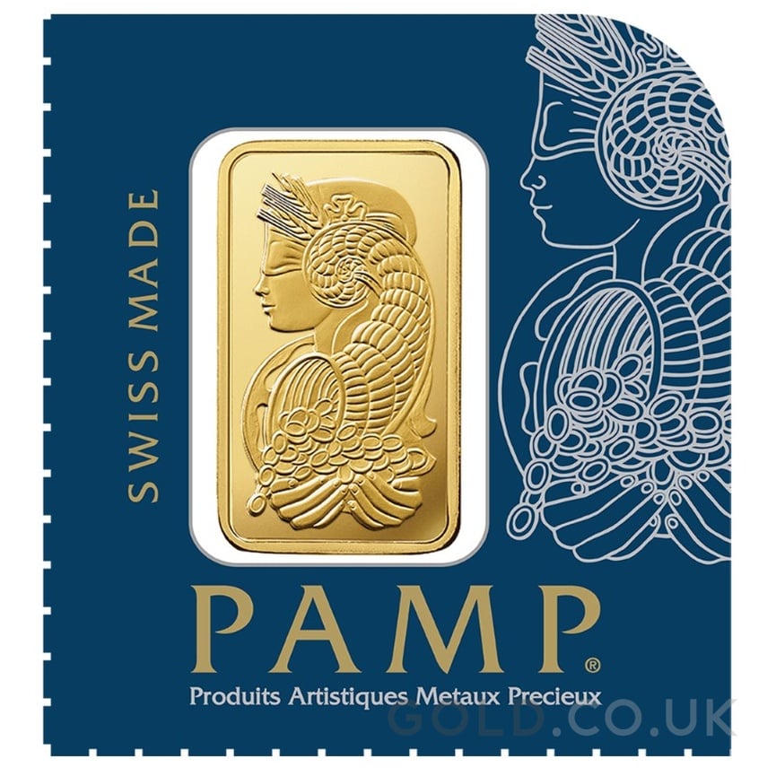 1g Gold Bar PAMP Multicard