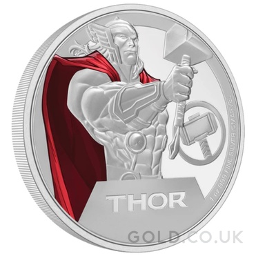 2023 Proof Thor Silver Coin 1oz Boxed