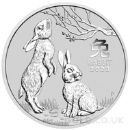 Silver Perth Mint Year of the Rabbit 1KG (2023)