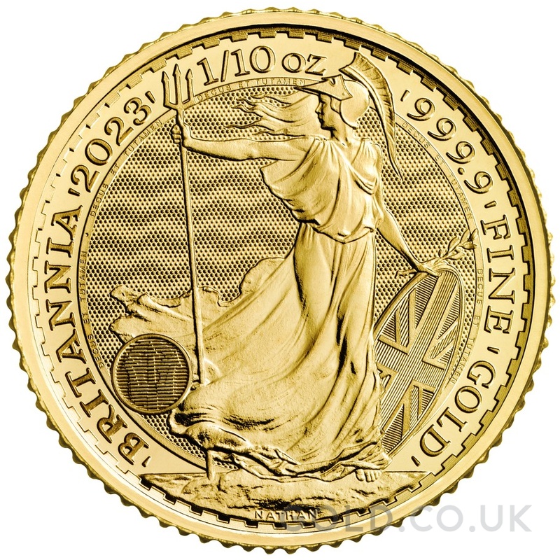 2023 1/10oz Gold Britannia Coin King Charles III