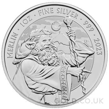 2023 Merlin Silver Coin Myths & Legends 1oz