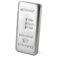 1kg Silver Bars