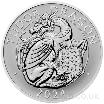 2024 Tudor Dragon - Tudor Beasts Silver Proof Two Coin Set Boxed