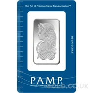 PAMP 1oz Silver Bar