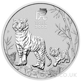 Silver Perth Mint Year of the Tiger 1KG (2022)