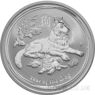 Silver Perth Mint Year of the Dog 2oz (2018)