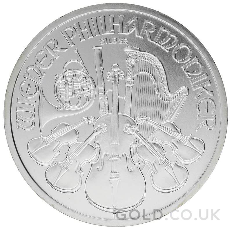 2012 Austrian Philharmonic Silver Coin 1oz