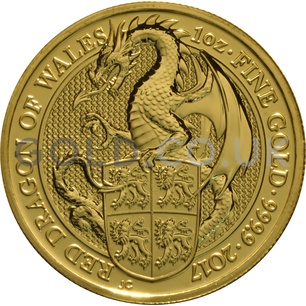 The Red Dragon - 1oz Gold Coin