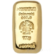 100g Heraeus Gold Bar