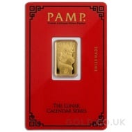 5g PAMP Year of the Dragon Gold Bar
