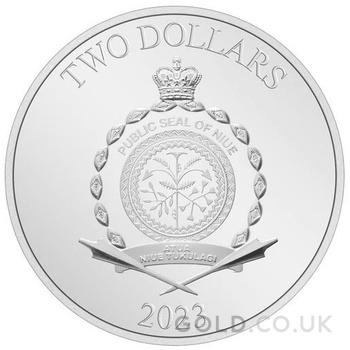 2023 1oz Harry Potter Silver Coin Season’s Greetings Boxed
