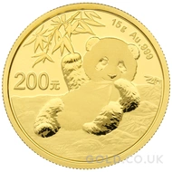 2020 15g Gold Panda Coin