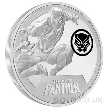 2023 Black Panther 1oz Proof Silver Coin Boxed