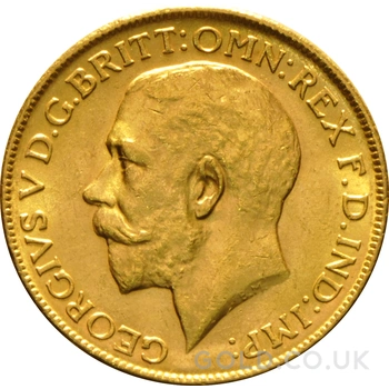 1917 Gold Sovereign Coin George V Melbourne