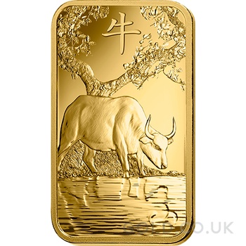 PAMP 1oz 2021 Year of the Ox Gold Bar