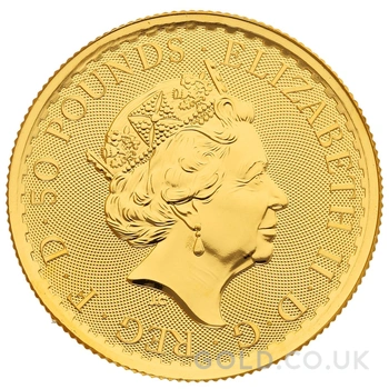 2023 1/2oz Gold Britannia Coin Queen Elizabeth II