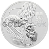 Silver Perth Mint Year of the Mouse 5oz (2020)