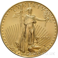 1993 Gold American Eagle Coin 1oz