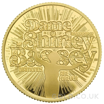 2023 Proof 1/4oz Shirley Bassey Gold Coin Music Legends Boxed