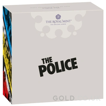2023 Proof 1oz The Police Gold Coin Music Legends Boxed