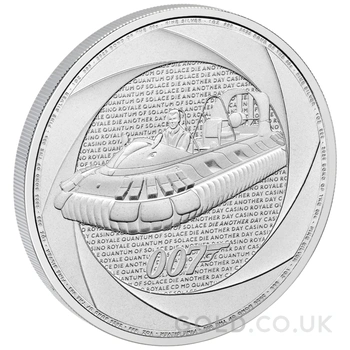 2025 Six Decades of 007, Bond of the 2000s 1oz Silver Coin