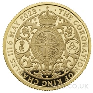 King Charles III Coronation 1/4oz Gold Proof Coin Boxed (2023)