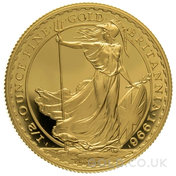 1996 Proof 1/2oz Gold Britannia Coin