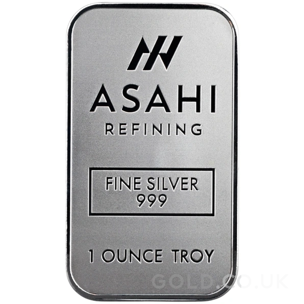 1oz Silver Bar Asahi Minted