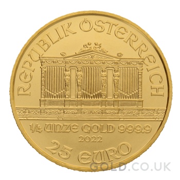 2022 1/4oz Austrian Gold Philharmonic Coin