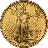 1992 1/10 oz Gold America Eagle