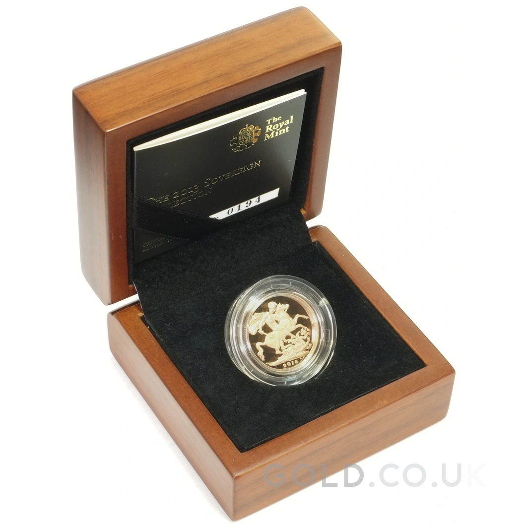 2013 Proof 2013 Sovereign Boxed