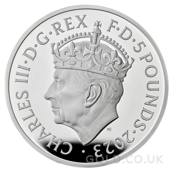 2023 £5 Silver Crown Coronation of King Charles III Proof Coin Boxed
