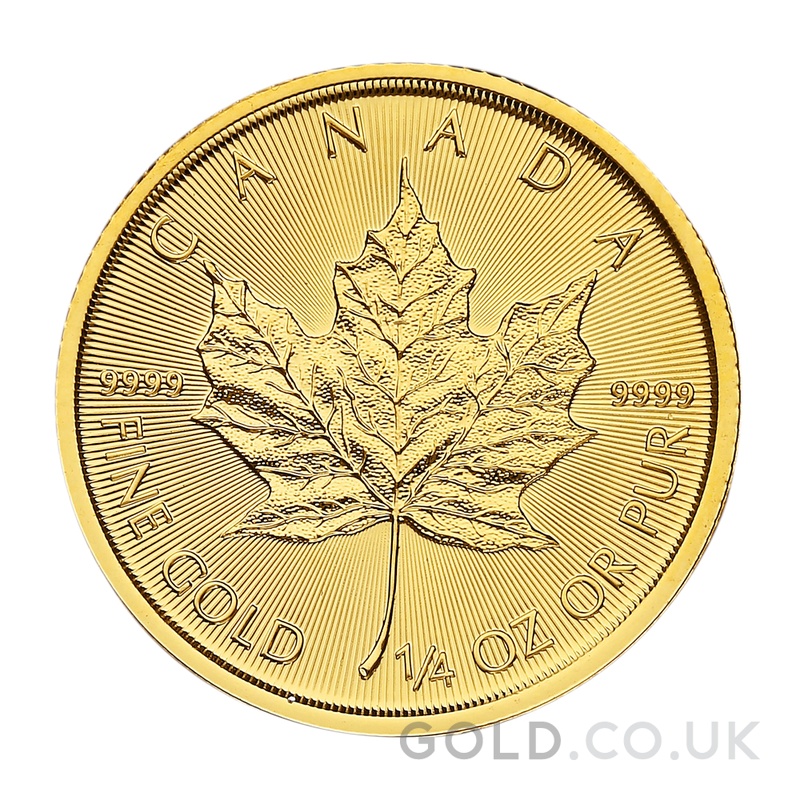 2021 1/4oz Canadian Maple Leaf Gold Coin