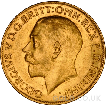 1927 Gold Sovereign Coin George V Perth