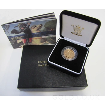 2007 Proof Gold Sovereign Boxed