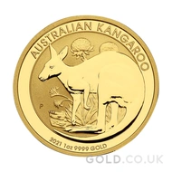 2021 Gold Kangaroo Coin 1oz