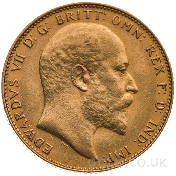 Gold Sovereign - King Edward VII